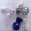 カラーガラス灰キャッチャーボウルバブラー用喫煙パイプカラバッシュashcatcherボウルGourd Percolator Water Bongs Dab Rigs