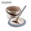 JOYBOS Magic Automatic Home Mop With Bucket Microfiber Mop Adjustable Handle Household Cleaning Tools Floor Lazy Fellow Mop JBS7 210317