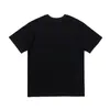 2021 여름 패션 수 놓은 Tshirt 캐주얼 간단한 망 짧은 소매 순수한 면화 애호가