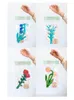 Decorative Flowers & Wreaths Aqumotic Felt Sweet Atmosphere Card Fake Lily Of The Valley Cherry Blossoms Gerbera Rose Expansion Smell