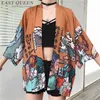 Top e camicette da donna Camicia Haruku Kawaii Abbigliamento streetwear giapponese Kimono Cardigan Camicetta Yukata femminile Donna AZ004 210719