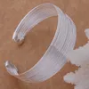Wholesale Fashion Specials Silver Color Cute for Women Simple Personality Bracelet Bangle Jewelry Wedding Gift Jshb023 Q0719