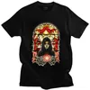 T-shirt da uomo alla moda Santa Muerte The World T-shirt a maniche corte T-shirt Skull Lady Holy Death Cotton Harajuku Gift Tops