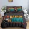 Gamepad Bedding Set Queen Size Duvet Cover Creative Black Comforter Bed 2/3pcs Home Textile 210615