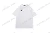 22ss Uomo Donna Designer T-shirt tee DESTROYED letter hole stampa manica corta Uomo Girocollo parigi Moda Streetwear verde bianco XS-L