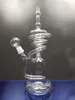 Super Vortex Glasbong Dab Rig Wasserpfeifen Tornado Cyclone Recycler Rigs Recycler Rohr Wasserpfeife 14,4 mm Joint Bongs cheechshop