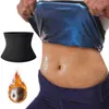 Sauna Waist Trimmer Belly Wrap Workout Sport Sweat Band Abdominal Trainer Weight Loss Body Shaper Tummy Control Slimming Belt 211229