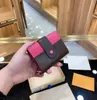 Luxury Mini Wallet Bag Designers do titular do cartão Classic Womens Credit Totols Leather Slim Wallet Mens 3 Colorias Pessas 280m