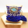 ZHONGVI Turkish Evil Eye Luxury s Handmade Woven Bileklik Armband Pulseras Mujer Moda 2021 Miyuki Bead Bracelet