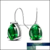 strass orecchini di smeraldo