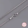 Vero Popcorn Uomo Donna S925 Mais Sterling Ragazze Thai Argento Collana con ciondolo a catena lunga Gioielli