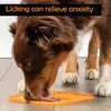 Hyper Pet IQ Treat Mat Dog Lick Mat Fun Alternative to Slow Feeder Dog Bowls Pet Puzzle Toys Food Grade Silicone Dog Anxiety Relief DEC633