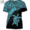 3D Drukowane Koszulki Kanaka Polinezja Tribal Kraj Kultura Harajuku Streetwear Native Kobiety Mężczyźni Śmieszne Koszulki Krótki Rękaw 05 210716
