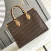 Ladies Fashion Designe Luxury Totes Handbag ON THE GO Shoulder Bag Crossbody Shopping Bags Messenger Bag TOP Mirror Quality M45320 M45321 M46373 M46912 Pouch Purse