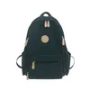 Mochila para mujeres de nylon impermeable mochilas de viajes femeninas mochilas escolares para adolescentes múltiples bolsas de bolsillo Ladies Satchel Y1105