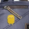 10st Rolig Cartoon Chicken Brosch Emalj Pin Gul Chick Badge Lapel Pins För Ryggsäck Smycken Gift Scarf Spänne