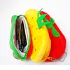 Pencil Väskor 1pc Färgglada Plysch Fruit Case Stationery Bag Watermelon Strawberry Pineapple Pencial Student Present