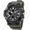 Smael 1802 Sport Herenhorloges Topmerk Luxe Militaire Quartz Horloge Mannen Waterdichte Schok Mannelijke Digitale Klok Relogio Masculino 210804