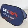 Display pubblicitario pieghevole con cornice ad A in tessuto L204xH104cm con borsa da trasporto portatile con stampa logo personalizzato