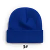 Solid Color Women Woolen Hats Korean Fashion Warm Ear Protection Knitted Caps Wholesale No Logo Hat for Adults