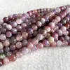 15" Natural Genuine China Pink Tourmaline Round Loose Gems Beads 6mm 06363 Q0531