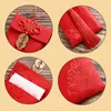 Presente Wrap 6 Pcs Pacotes Vermelhos Dinheiro Envelope Festival Primavera Festival deseja ano do casamento chinês