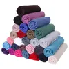 180 * 80 cm Maxi Cotton Jersey Abaya Hijab Scarf Turban Muslim Fashion Foulard Turbans för Kvinnor Headscarf Voile Femme Musulman