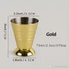 75 мл измерения из нержавеющей стали с 3 шкалами Creative Digital Meam Cup Portable Measure Bartenter Bartend Bar Tool XVT1754