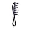 Big Tooth Comb Mäns Plast Big Back Hair Comb Tre-Dimensional Handle Curve Salon Comb