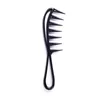 Big tooth comb men039s plastic big back hair comb threedimensional handle curve salon comb9779850