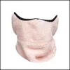 Équipement de protection Cyclisme Outdoorscycling Caps Masques Hiver Chaud Coupe-vent Bavoir Sports de plein air Écharpe épaisse Protection du cou et des oreilles Mtipurpose