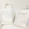 DIY Sublimação Saco de Compras Branco Proteção Ambiental Não-Tecida Sacos Portátil Transferência de Calor Bolsa RRD11737