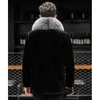 Men's Wool & Blends Mandylandy Autumn And Winter Warm Fashion Outdoor Woolen Slim Faux Fur Coat Jacket Luxury Collar OverCoat