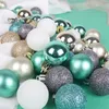 Decoração de festa 54 pc Natal bola de bola gota ornamentos despedaproof corpete de pingente multicor