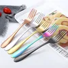 4Pcs Modern Flatware Set Wed Cutlery Knife Spoon Fork Tableware Set