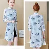 Summer Loose Chiffon Cardigan Women's Beach Style Sun-Proof Long Shirts Stripe Floral Print Air-conditioned Blouse 9126 50 210527