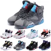 2021 Nowe dzieci Jumpman 7 Sneakers Children Chłopcy Dziewczyny Baby Toddler 7s Buty koszykówki Dzieci Athletic Sneakers Buty sportowe Rozmiar 28-35