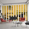 Miroir Stripe Acrylique 3D Stickers muraux Salon Chambre Lignes simples Décoration murale Restaurant TV Fond Stickers muraux 210929