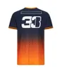 F1 Team Clothing T-shirt Formula One Racing Suit Short-sleeved T-shirt Verstappen 2021 Sports Round Neck Tee Customized The Same