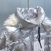 Aşağı ceket kadın klasik kazak kalınlaştırıcı fermuarlı kapşonlu zip bayan ördek aşağı iniş ceket 2021 new3298658