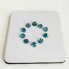 Wong Rain 1 PCS Natural 6 MM Round Natural London Blue Topaz Loose Gemstone DIY Stone Decoration Jewelry Wholesale Lots Bulk H1015