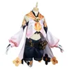 Game Genshin Impact Diona Cosplay Costume Outfits Dress Coat Pants Halloween Carnival Suit Y0903
