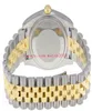 Luxo relógios de pulso Calendário 36mm diamante 116238 116233 116234 Mecânica automática de prata ouro jubileu pulseira relógios masculinos