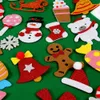 Diy Felt Christmas Tree Decor for Home Navidad Year Gifts Kids Cristmas Ornaments Natal Xmas Y201020
