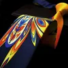 Motif floral géométrique motif floral multicolore cravates collie 100 soie extra longue taille nouvelle jacquard woven1807539