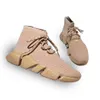 Nouveaux hommes Designer Sock Sneakers Chaussures pour hommes Femmes Stretch-Knit Mid Sneakers Mesh Poids léger Runner Chaussures avec boîte SZ 35-46 NO17