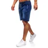 New Summer Men's Denim Shorts Fashion Casual Short Jeans Male Brand Cargo Shorts For Men T200512