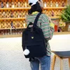 Sacs de rangement mignon toile sac à dos mode femmes pour les adolescents de l'école filles grande capacité jaune sac de voyage femme bookbag mochila