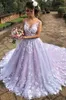 Mode Zien door halslijn Avondjurk met Kant Applicaties A-lijn Lange prom-jurk voor formele gelegenheden op maat gemaakt