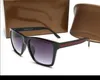 3535 Modische runde Sonnenbrille, Brillen, Sonnenbrille, Designer-Marke, schwarzer Metallrahmen, dunkle 50-mm-Glaslinsen für Herren und Damen, bessere braune Hüllen